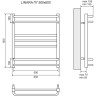 Полотенцесушитель водяной LEMARK LINARA LM04607 П7 500x600
