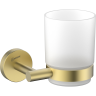 Стакан для ванной LEMARK BELUGA LMA-8035S-BRLG брашированное светлое золото